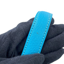 Load image into Gallery viewer, HERMES Trim Turquoise Chevre Leather Size 24