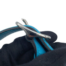 Load image into Gallery viewer, HERMES Trim Turquoise Chevre Leather Size 24