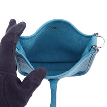 Load image into Gallery viewer, HERMES Evelyne Long Amazon Cobalt Taurillon Clemence Size TPM