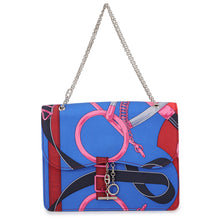 Load image into Gallery viewer, HERMES Catenina Blue/Multicolor Silk