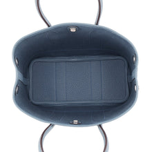 Load image into Gallery viewer, HERMES Neo Garden Blue Tempete Toile Officier Negonda Leather Size 23
