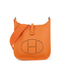 将图像加载到图库查看器中,HERMES Evelyne3 Orange Taurillon Clemence Size 23