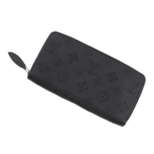 将图像加载到图库查看器中,LOUIS VUITTON Zippy Wallet NoirM61867 Monogram Mahina