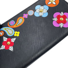 将图像加载到图库查看器中,LOUIS VUITTON Zippy Wallet NoirM62296 Epi Leather/Flower