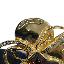 将图像加载到图库查看器中,CHANEL Camellia EarringABD305-B16659-NX996 Gold Plated Color Stone Rhinestone