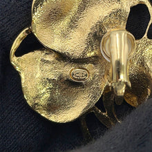 将图像加载到图库查看器中,CHANEL Camellia EarringABD305-B16659-NX996 Gold Plated Color Stone Rhinestone
