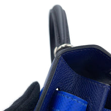 Load image into Gallery viewer, HERMES Kelly Sellier tricolor Blue Saphir/Blue France/Black Epsom Size 25