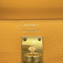 Load image into Gallery viewer, HERMES Kelly SPO Jaune d'or/Blue Royal Epsom Size 25