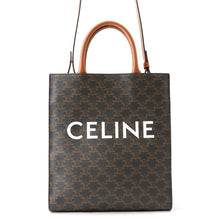 Load image into Gallery viewer, CELINE Vertical hippopotamus Brown191542BZK PVC Leather Size Small