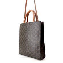 Load image into Gallery viewer, CELINE Vertical hippopotamus Brown191542BZK PVC Leather Size Small
