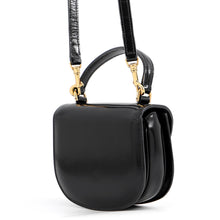 将图像加载到图库查看器中,CELINE Triomphe Boubas Claire 2-way Bag Black10L063GCJ.38NO Leather Size Mini