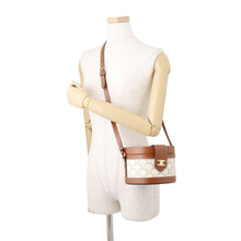 Load image into Gallery viewer, CELINE Tambour Shoulder Bag Brown/Beige195192 Leather PVC