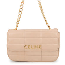 Load image into Gallery viewer, CELINE Mono Chrome ChainShoulder Bag Nude111273EPZ.03ND Goatskin Leather