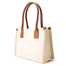 Load image into Gallery viewer, Christian Louboutin Nastrolbi Tote E/W Natural32352335504 Canvas Leather Size Small