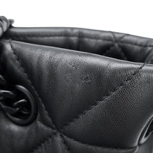 Load image into Gallery viewer, PRADA Nappa Stitch Chain Tote Bag Black1BG298 Leather