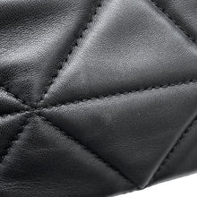 Load image into Gallery viewer, PRADA Nappa Stitch Chain Tote Bag Black1BG298 Leather