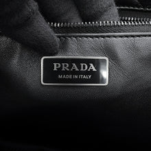 Load image into Gallery viewer, PRADA Nappa Stitch Chain Tote Bag Black1BG298 Leather