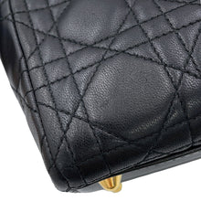Load image into Gallery viewer, Dior Cannage Lady Dior Black Lambskin Size Large