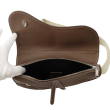 将图像加载到图库查看器中,Dior Saddle bag Brown Leather