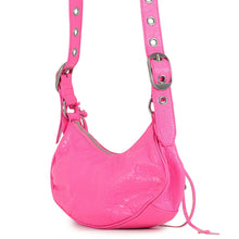 将图像加载到图库查看器中,BALENCIAGA Le Cagoule Shoulder Bag Pink671309 Leather Size XS