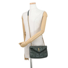 Load image into Gallery viewer, SAINT LAURENT PARIS Loulou Puffer Green620333 Leather