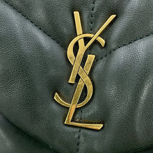 Load image into Gallery viewer, SAINT LAURENT PARIS Loulou Puffer Green620333 Leather