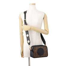 将图像加载到图库查看器中,FENDI Zucca Camera Bag Brown/Black8BT287 PVC Leather