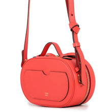 将图像加载到图库查看器中,FENDI Orlock camera bag Red8BS058 Leather suede Size Small