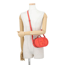 将图像加载到图库查看器中,FENDI Orlock camera bag Red8BS058 Leather suede Size Small