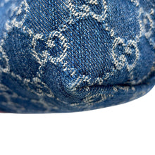 Load image into Gallery viewer, GUCCI Gilio Cherie Line 2WAY Bag Blue860845 GGDenim Size Small