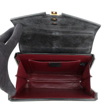 将图像加载到图库查看器中,GUCCI Sylvie 1969 Top Handle Bag Black589479 Enamel