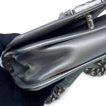 将图像加载到图库查看器中,CHANEL Boy Chanel ChainShoulder Bag Silver/TurquoiseA67085 Leather Enamel