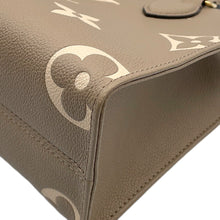 Load image into Gallery viewer, LOUIS VUITTON Onthego Tourterelle claimM45779 Bicolor Monogram Empreinte Leather Monogram Giant Size PM