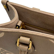 Load image into Gallery viewer, LOUIS VUITTON Onthego Tourterelle claimM45779 Bicolor Monogram Empreinte Leather Monogram Giant Size PM