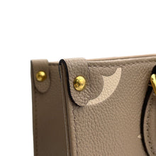 Load image into Gallery viewer, LOUIS VUITTON Onthego Tourterelle claimM45779 Bicolor Monogram Empreinte Leather Monogram Giant Size PM
