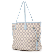 Load image into Gallery viewer, LOUIS VUITTON Neverfull・Inside Out Blue OrumpN40946 Damier Azur CowhideLeather Size MM