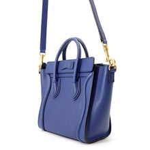 将图像加载到图库查看器中,CELINE Luggage shopper Blue168243 Leather Size Nano