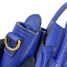 将图像加载到图库查看器中,CELINE Luggage shopper Blue168243 Leather Size Nano