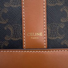 将图像加载到图库查看器中,CELINE Triomphe Canvas Small Bucket Tan191442CAS.04LU PVC Leather Size Small