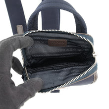 Load image into Gallery viewer, PRADA Re-Nylon Phone Case Shoulder Navy/Brown2ZH194_384_F0C1B Nylon suede leather