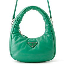 Load image into Gallery viewer, PRADA Soft Padded 2-Way Bag Green1BA384_2DYI_F0458 Nappa Leather Size Mini