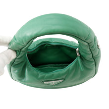 Load image into Gallery viewer, PRADA Soft Padded 2-Way Bag Green1BA384_2DYI_F0458 Nappa Leather Size Mini