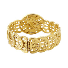 将图像加载到图库查看器中,CHANEL CC Logo Bracelet Gold Metal