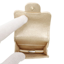 将图像加载到图库查看器中,CHANEL 2024 Year Gift: Matelasse AirPods Case Gold Lambskin