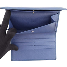 Load image into Gallery viewer, LOUIS VUITTON Porte Tresor International Toledo BlueM6338G Epi Leather