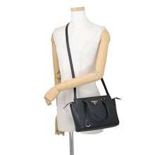 Load image into Gallery viewer, PRADA 2WAY Tote Bag Black1BA409 Leather