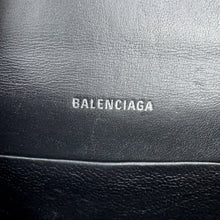 将图像加载到图库查看器中,BALENCIAGA BB Sharp 2-Way Handbag Navy580640 Embossed Leather Size XS