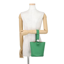 Load image into Gallery viewer, LOEWE Pebble 2-Way Shoulder Bag GreenAANBBBMX06 Leather Size Mini