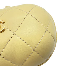 Load image into Gallery viewer, CHANEL Matelasse ChainShoulder Bag YellowAP2699 Leather