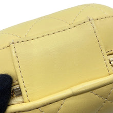 Load image into Gallery viewer, CHANEL Matelasse ChainShoulder Bag YellowAP2699 Leather